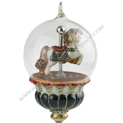 Glass Baubles | Komozja Famiily Carousel Horse Komozja Family Mostowski – Glass Bauble Handmade In Poland