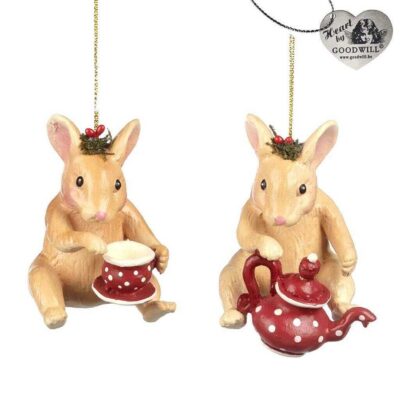 Christmas Tree | Goodwill Goodill Belgium 2020 B 93155 Woodland Tea Time Mouse 2 Assorted