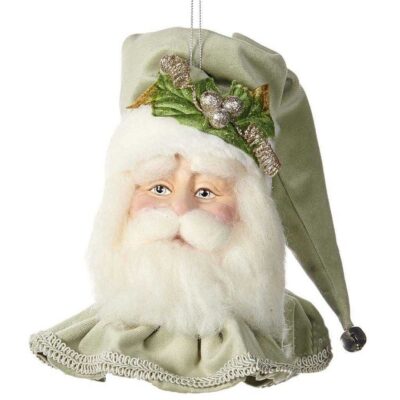 Christmas Tree | Katherine Collection Katherine’S Collection Peace On Earth Santa Head Ornament Kc J 11-911570