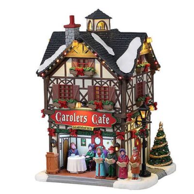 Christmas Villages | Lemax Carolers Cafe, B/O (4.5V)