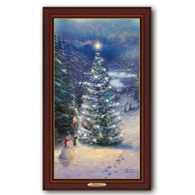 Home Decors | Thomas Kinkade Thomas Kinkade O’ Christmas Tree Canvas Print 01-22554-001 Bradford Exchange