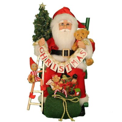 Santa Claus | Karen Didion Karen Didion Originals Lighted Christmas Eve Santa Cc16-169