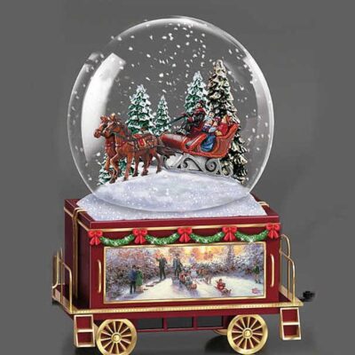 Snow Globes | Thomas Kinkade Thomas Kinkade Wonderland Express Miniature Snow Globe Collection – Winter Wonderland 01-11631-006